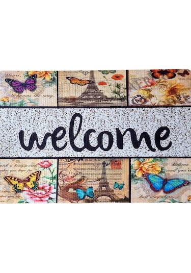 Yüksek Kalite Kapı Önü Paspas, Dijital Baskılı Paspas, Kapı Önü Paspası, 45 70-kahverengi