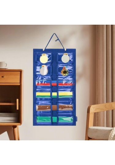 Pazly Suntek Karate Kemer Sergileme Rafı - Boks, Judo, Muay Thai Mavi Mavi