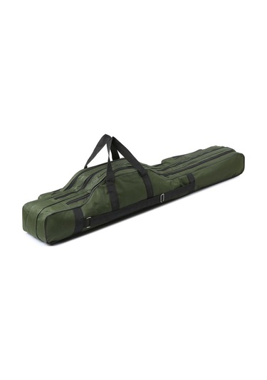 Pazly 3 Bölme Dayanıklı Balıkçı Çantası - Oxford Kumaş, Metal Fermuarlı Balıkçılık Aksesuarları İçin