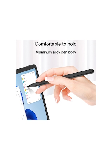 Microsoft Surface Pro/go/laptop/book Anti-touch El Yazısı Kapasitif Kalem Siyah İçin