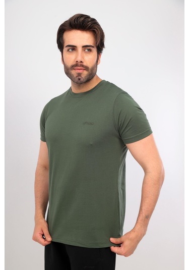 Fore Sport Erkek Bisiklet Yaka T-shirt Haki