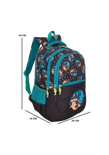 Kidessa 1057 Figürlü Anatomik Sırt İlkokul Çantası - NKT01057-siy
