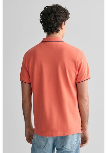 Gant Erkek Pike Polo T-shirt Regular Fit Kiremit