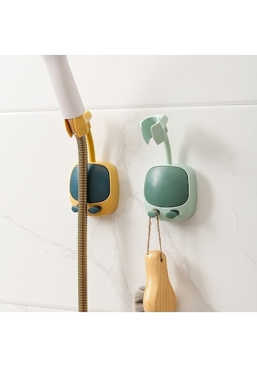 Tongxida Yumruksuz Sabitleme Gri Duş Duş Çerçevesi, Adet 2, Evrensel Banyo Ayarlanabilir Aparatı Koyu Gri