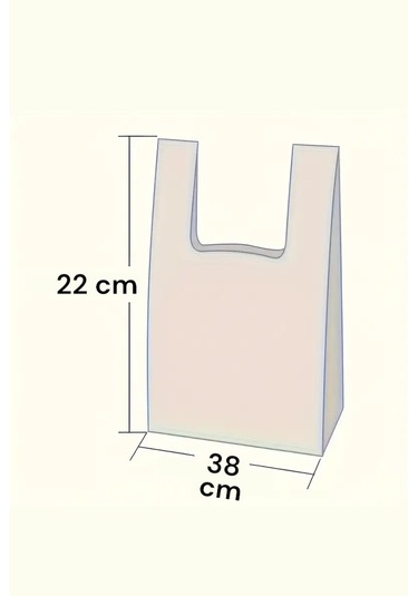 Atlet Poşet 22 38 Cm Siyah 1 Kg Market Poşeti
