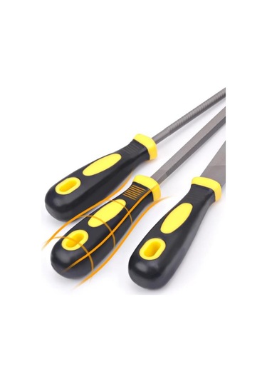 Depomega 5 Parça Profesyonel Büyük Boy Ahşap Oyma Eğe Törpü Seti 30 Cm