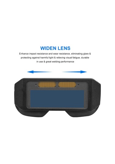 Symbee Güneş Enerjili Otomatik Işık Regülasyonlu Kaynak Gözlüğü, Çift Güç Kaynağı, Uzatılabilir Bacaklı, Ark Ve Parlak Işığı Engelliyor