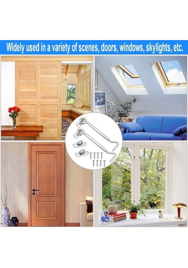 Pencereler İçin Antik Paslanmaz Çelik Emniyet Kapısı - Pcs Modeli B