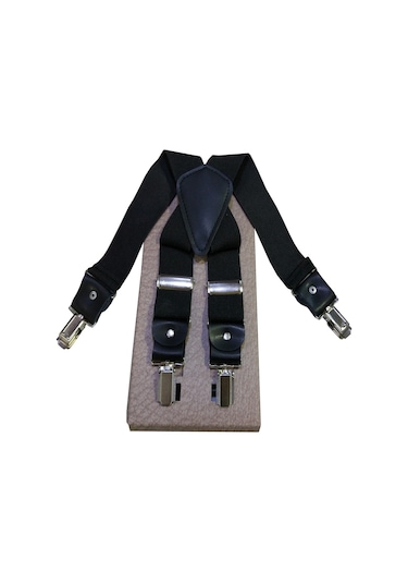 Kemer Dünyası 4 Klipsli Erkek Lüx Pantolon Askısı ( 4 Klipsli )