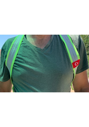 Motorcu Veya Bisikletçi Reflektörlü Yelek