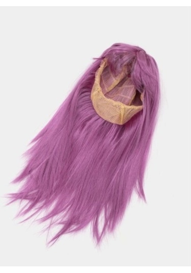 Rose Pembe Düz Kesim Peruk