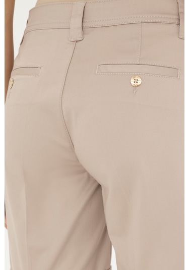 U.s. Polo Assn. Kadın Taş Şort / Bermuda 50281722-vr049 TAŞ Taş