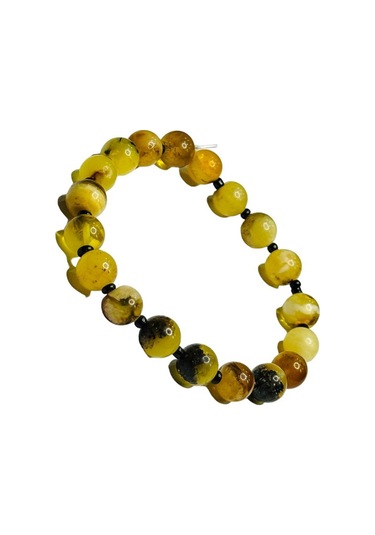 Damla Kehribar Bileklik Hcz-model Kkd Sarı