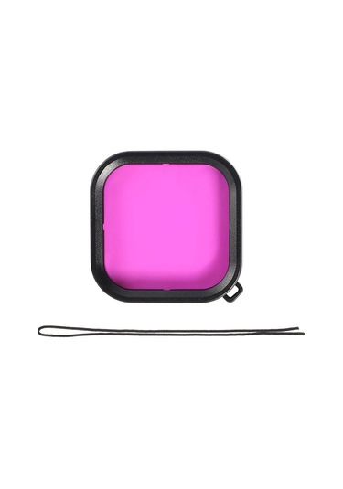 Gopro Hero 8 Uyumlu Su Altı Dalış Filtresi Pembe