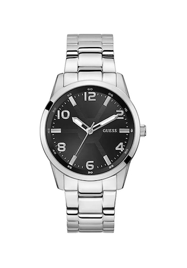 Guess Gugw0804g2 Quartz Çelik Gri Siyah Kadran 42 Mm Erkek Kol Saati