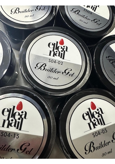 Ellea Nail Glıtter Buılder Gel 30 Mg S04-35 Gümüş Simli