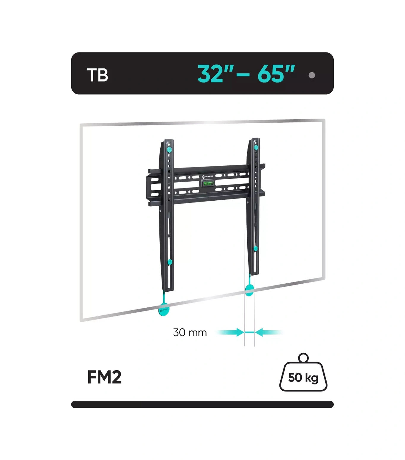 Onkron Sabit Tip Duvar Tv Konsolu 32-65, Fm2 8037866