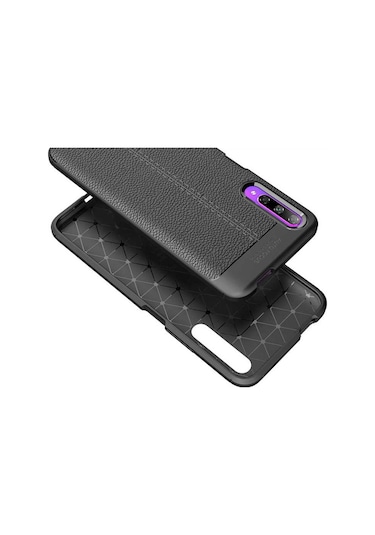 Huawei P Smart Pro 2019 Kılıf Deri Tarzı Niss Silikon Case