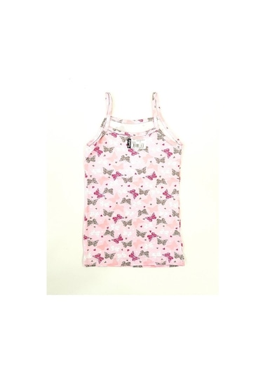 Tutku Kız Çocuk Elastan Empirme Ip Askı Atlet 6 Adet