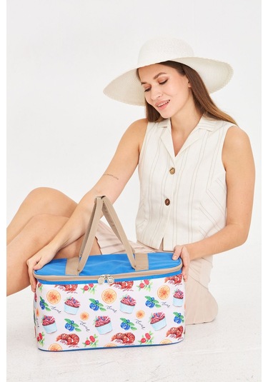 Superbag 22 Litre Piknik/kamp Çantası Sepeti. Termal Termos Çanta Sıcak-soğuk Koruma Sağlar Verona-20250141 Verona Çok Renkli