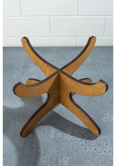 H&t Wood Sıcak Yemekler İçin Ayaklı Servis Standı 1 Adet 257576292 Açık Kahverengi