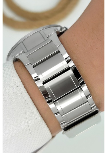 Ferrucci Function Erkek Kol Saati Çelik Kordon Gümüş-beyaz Bileklik 3atm Sdfer059 Gümüş - Beyaz