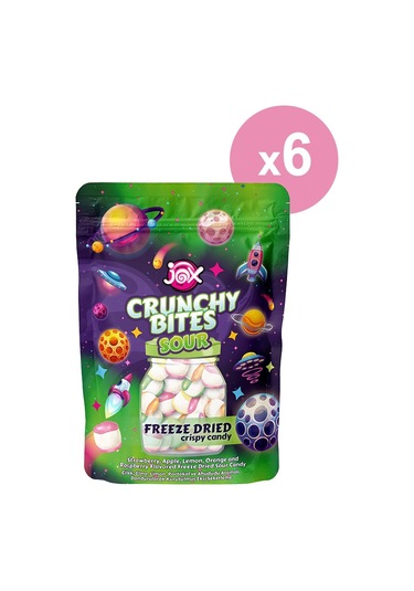 Crunchy Bites Sour Ekşi 6 Paket