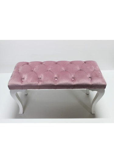Pembe Chester Model Babyface Kumaş Bench&koltuk&tabure&pofuduk Yatak Odası Takımı Ucu&önü Puff