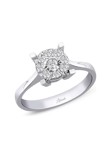 0.17 Ct. Modern Tasarım Coronet Tektaş Yüzük