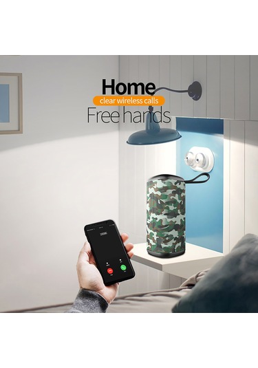 Teltree S35 Taşınabilir Bluetooth Hoparlör, Ipx5 Su Geçirmez, 5wx2 Güç, 1500mah Pil, Radyo Ve Kart Desteği - Siyah