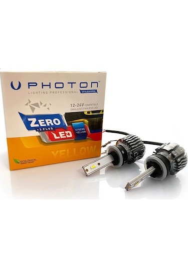 Photon Zero H27 Limon Sarısı Xtreme Yellow +3 Plus Fansız Led