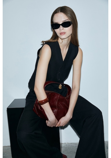 Lufian Asıa Kadın Lyocell Karışımlı Keten Pantolon Siyah Siyah 121190020100100 Siyah