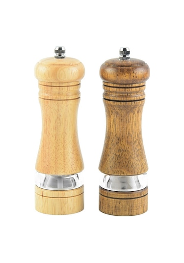 Hombey Manuel Biber Değirmeni Ahşap Gövde Seramik Çekirdekli Ev Ve Hediye İçin Evde Kullanıma Uygun Modern Tasarım Diğer