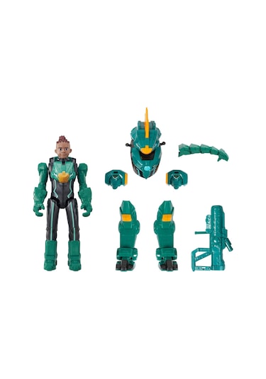 Dinoster Oz Zırhlı Aksiyon Figürü 20 Cm - İki Farklı Oyun Modlu Robot