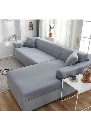Yingfu Kumaş Kaymaz Koltuk Örtüsü - Gri, Tek Kişilik 90-140cm - Ev Dekoru Ve Koruması İçin DiğER