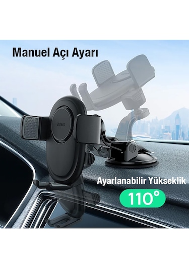 Baseus Ultracontrol Lite Series Ön Cam Ve Torpido Üstü Araç Tele