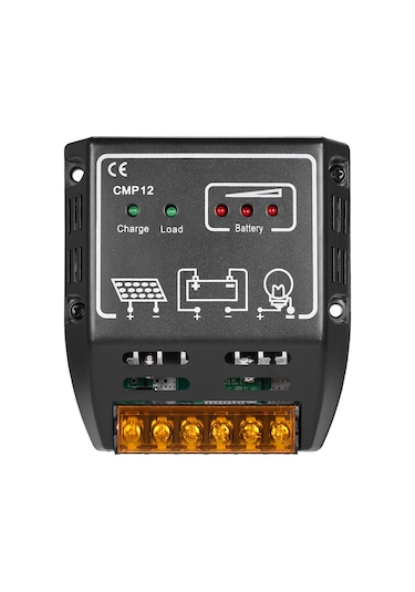 Mufunye 10a 12v/24v Güneş Şarj Pwm Kontrol Cihazı Güneş Paneli Akü Aşırı Yük Koruması İçin Şarj Regülatörü