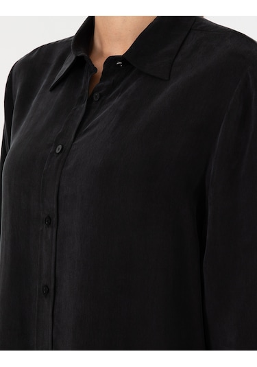 Pierre Cardin Kadın Gömlek Desenli 50292279-vr046 Siyah