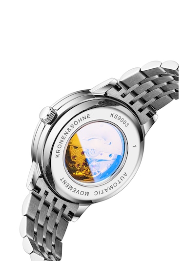 Kronen&söhne Ks9003 Tungsten Mekanik Otomatik Gümüş Erkek Kol Saati