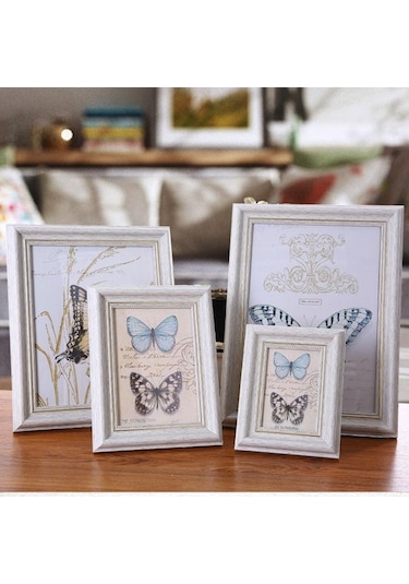 Novahub Siyah Reçine Dikdörtgen Çerçeve, 12 İnç, Oturma Odası Dekorasyon, Avrupa Tarzı Ev Süsleme