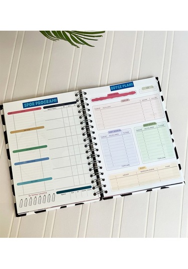 İnek Tasarımlı Konuşan Ajanda Siyah