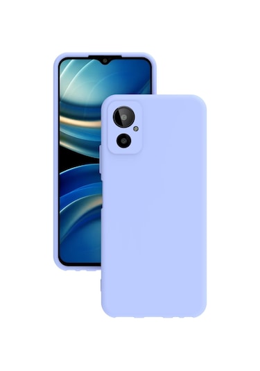 General Mobile Gm 23 Se Kılıf Kamera Korumalı Silikon Rubber Arka Kapak Lila