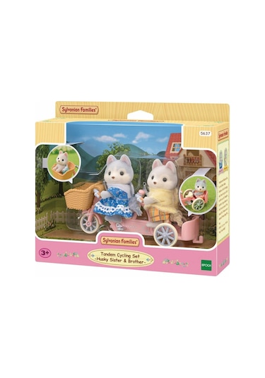 5637 Sylvanian Families Tandem Bisiklet ve Haskiler +3 yaş