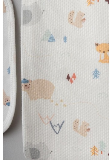 Bebitof %100 Pamuk Sevimli Hayvanlar 10 Parça Hastane Çıkışı Seti Bbtf.ekr.10082 Ekru