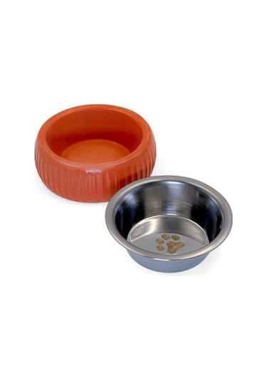 Mikopet Organik Seramik Mama Kabı Kiremit