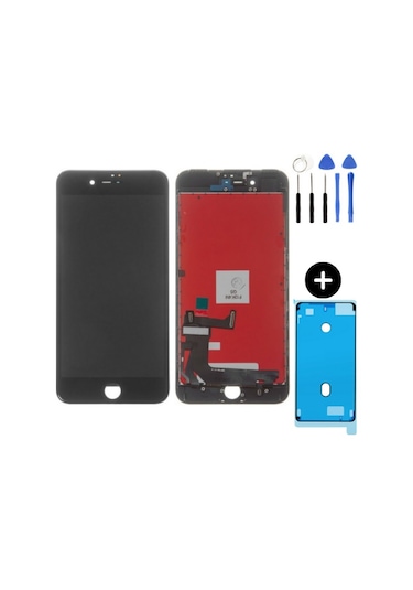 İphone 7 Plus Uyumlu A Kalite Lcd Ekran Dokunmatik Siyah + Montaj Seti