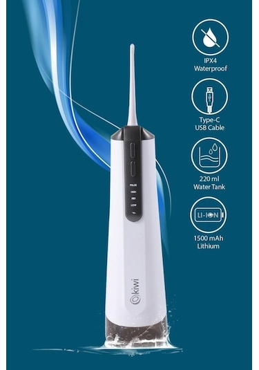 Kiwi Ktb-6051 Portatif Taşınılabilir Şarjlı Ağız Bakım