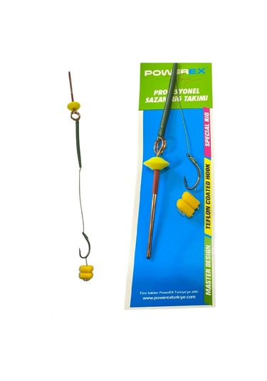 Powerex Küspe Aparatlı Hazır Sazan Rig Takımı Standart