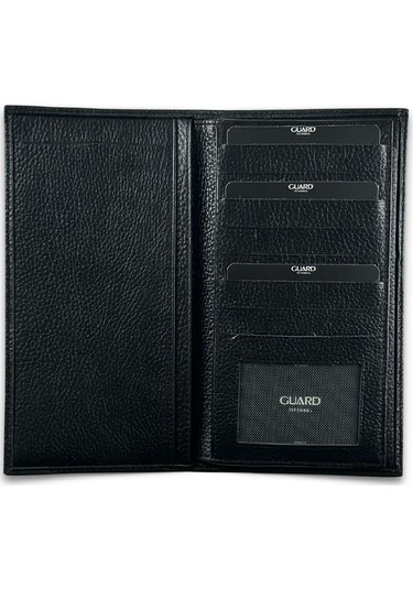 Guard El Portföyü Hakiki Deri 372 Siyah Siyah