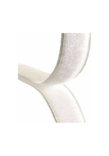 Beyaz Cırt Cırtlı Bant 5 Metre 2 Çift Taraflı 2 Cm